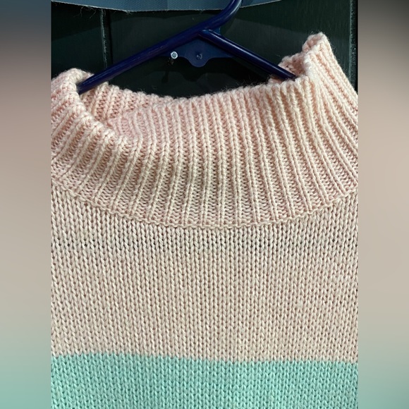 Vtg Wool Blend by Memphis Jones ‘Striped Pastels’ - Picture 10 of 13